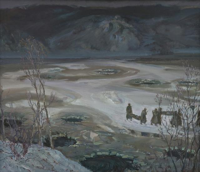 Гущин Д.С. Возвращение с боевого задания. 1983 Гущин Д.С. Возвращение с боевого задания. 1983